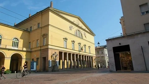 Teatro Regio of Parma Stock Footage 106897588