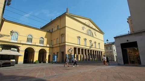 Teatro Regio of Parma Stock Footage 106897943
