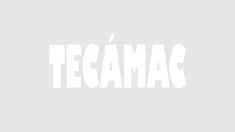 Tecamac. Animated letters. Transparent Alpha channel. 4K video. Stock Footage 154976876