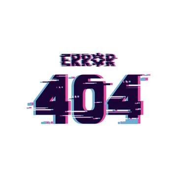 Tech 404 error vector Illustrazione stock