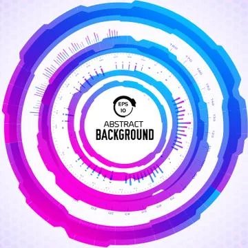 Tech abstract background concept.  illustration for you design Stock Illustration