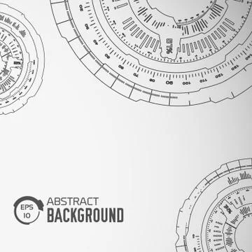 Tech abstract background concept.  illustration for you design Stock Illustration