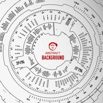 Tech abstract background concept.  illustration for you design Stock Illustration