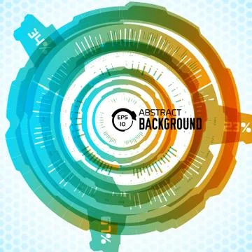 Tech abstract background concept.  illustration for you design Illustrazione stock