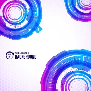 Tech abstract background concept.  illustration for you design Stock Illustration