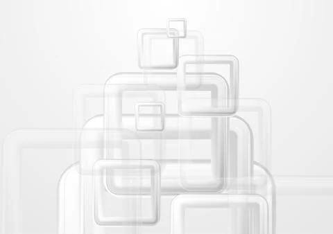 Tech abstract background with grey squares 스톡 일러스트