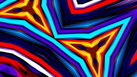 Tech Abstract Geometric Patterns Loop Stock Footage 144098519