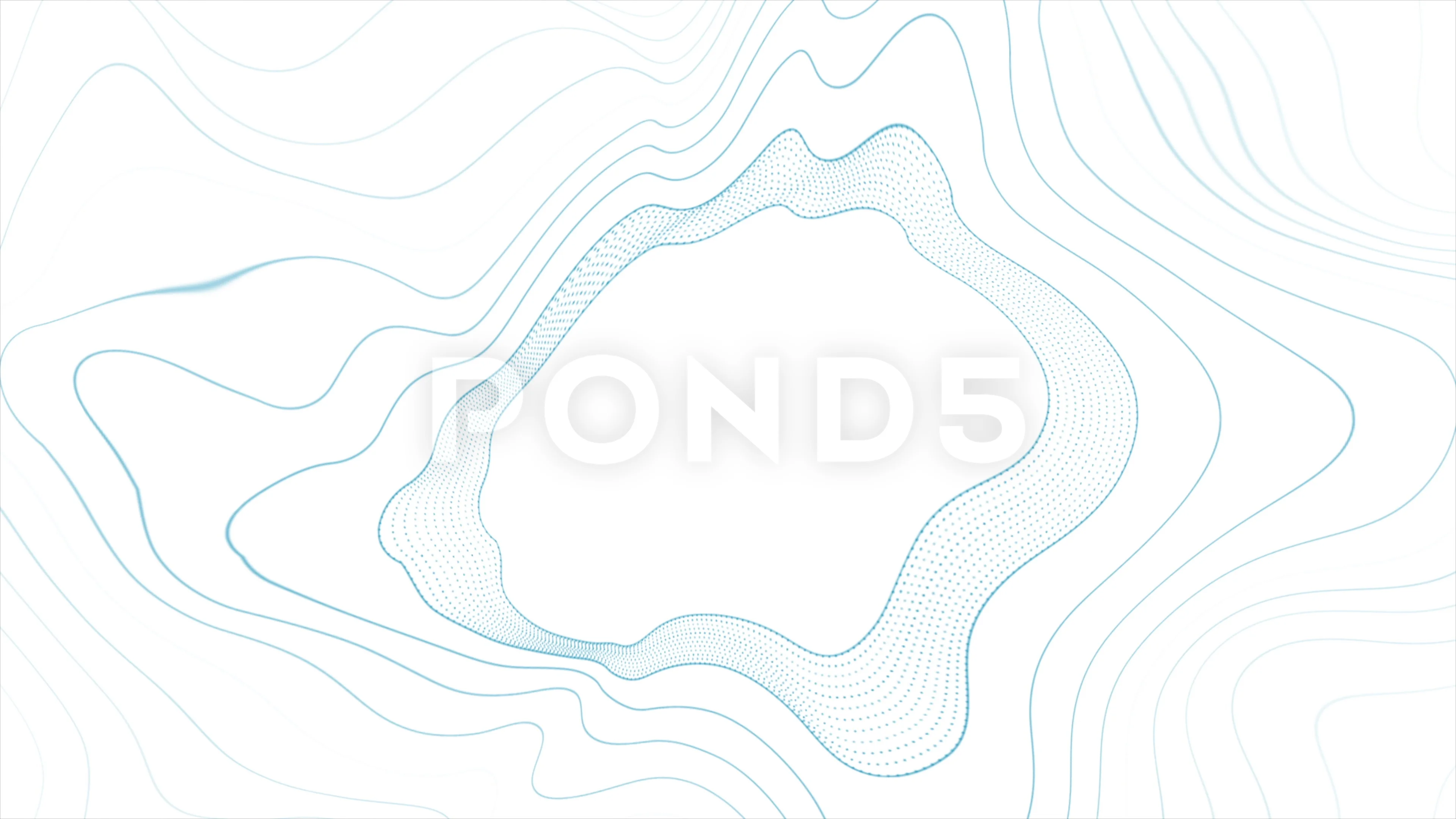 Curved Free Motion Contour Lines