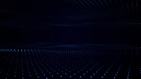 Tech abstract waves Stock Footage 286102908