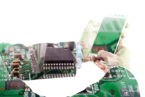 Tech And Phone Stock Photos