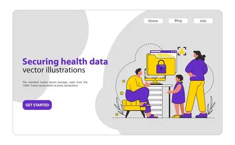 Tech-Assisted Health Flat Vector illustration. Stockillustratie