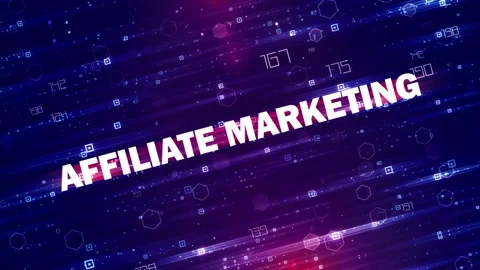 Tech background with Affiliate marketing Text Stock Footage 293078896