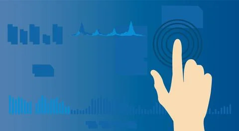 Tech background backdrop Stock Illustration