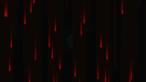 Tech background featuring glowing red binary data streaming Stock Footage 339641680
