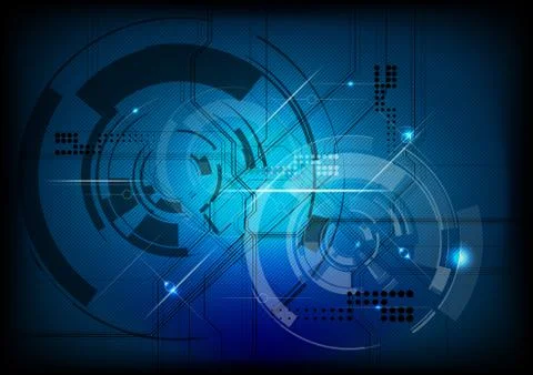 Tech background Stock Illustration
