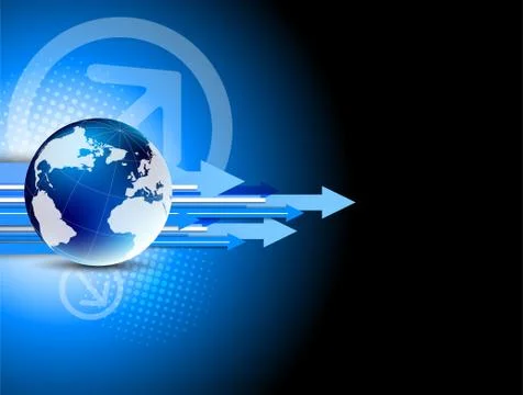 Tech background Illustrazione stock