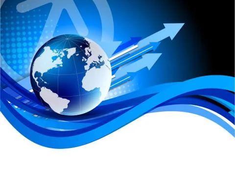 Tech background Illustrazione stock