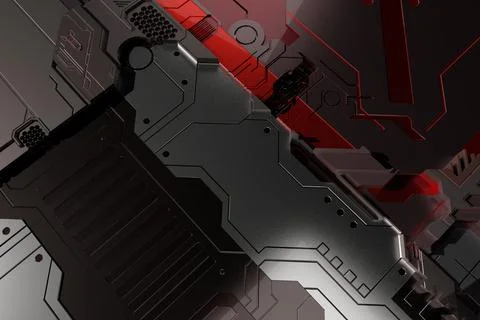 Tech background Stock Illustration