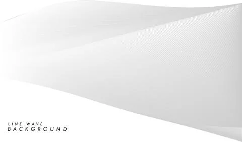 Tech background with vector abstract wave line 스톡 일러스트