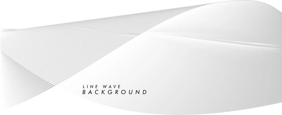 Tech background with vector abstract wave line Stock Illustration
