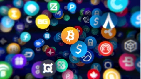 Tech Bitcoin – The Future of Digital Currency and Blockchain Innovation Stock Footage 314932228