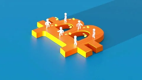 Tech Bitcoin: The Future of Digital Currency and Blockchain Technology Stock Footage 314932304