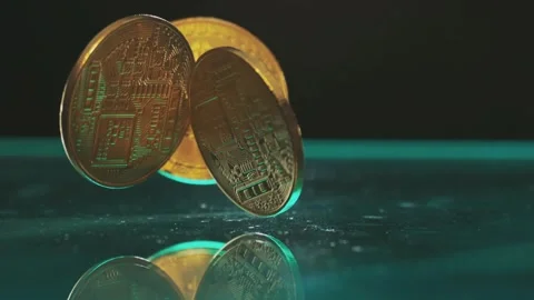 Tech Bitcoin: The Future of Digital Currency and Blockchain Technology Stock Footage 314932307