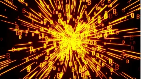 Tech Bitcoin: The Future of Digital Currency and Blockchain Technology Stock Footage 314932311