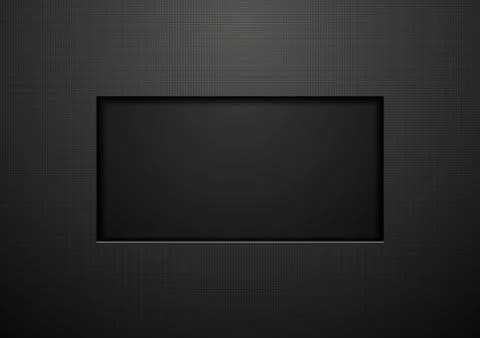 Tech black concept corporate vector background Stock Illustration