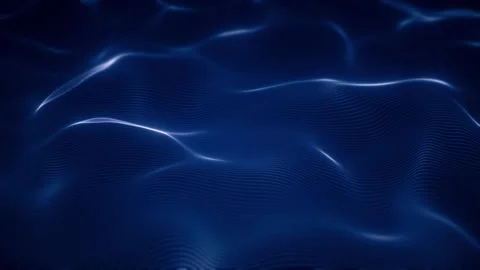Tech Blue Waves Stock Footage 296937844