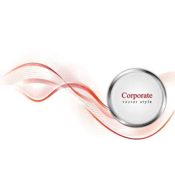 Tech bright wavy background with metal circle イラスト素材