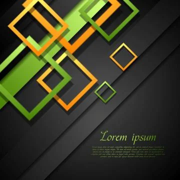 Tech colourful vector background Stock Illustration