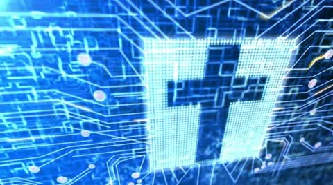 Tech Cross Stock Footage 10805473