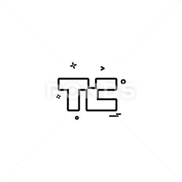 Tech crunch icon design vector Stock Illustration