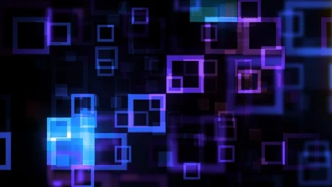 Tech Data Motion Grid Stock Footage 92337919