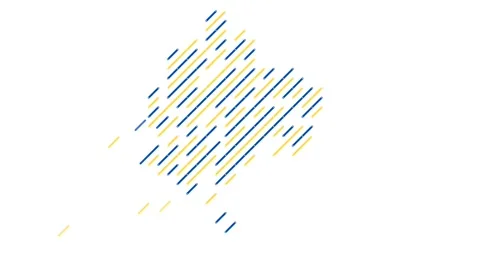Tech Data Visualization Diagonal Build Montenegro Outline Stock Footage 327619814