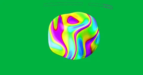 Tech designer working with transparent background combining neon gradient shape Stock Footage 317595205