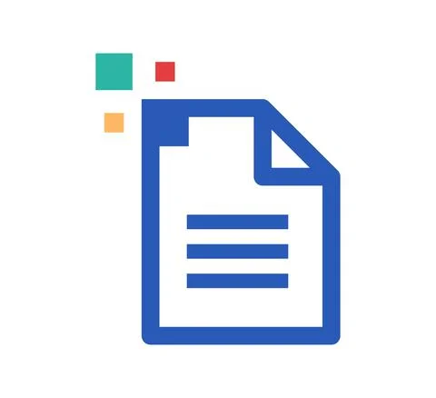 Tech document logo vector design template Stockillustratie