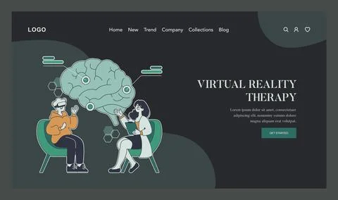 Tech Enabled Health. Flat Vector Illustration Stock Illustration