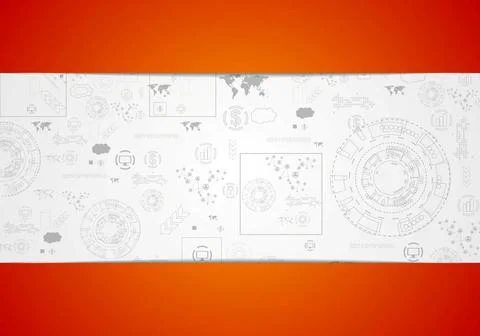 Tech engineering drawing abstract background Tech engineering drawing abst... Stock Photos