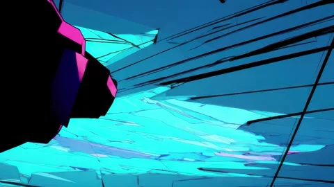 Tech-enhanced motion interface featuring layered transitions Stock Footage 309538558