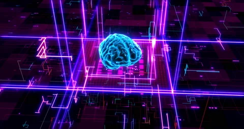 Tech Evolution: Artificial Intelligence and Cutting-Edge Computer Chips. Stock Footage 238787363