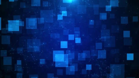 Tech Finance Fintech Background Abstract Pixel Pattern. Business Tech Science Stock Footage 312583589