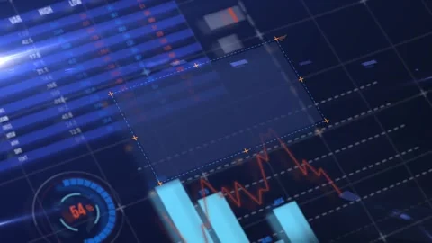 Tech Finance Loop Stock After Effects