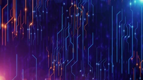 Tech futuristic digital abstract animation background. Stock Footage 334026508