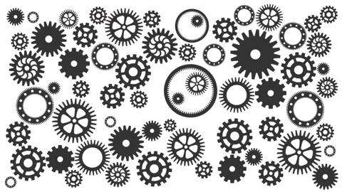 Tech Gear BW Stock Footage 153525596