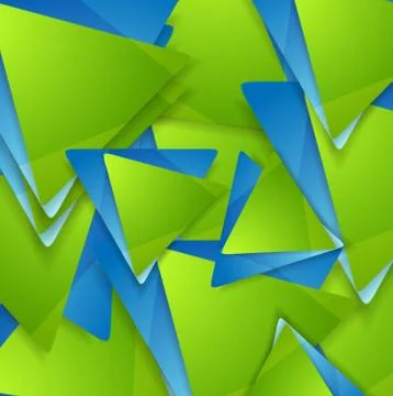 Tech geometric background. Triangles pattern 스톡 일러스트