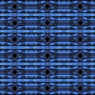 Tech Geometric Seamless Pattern Digital art technique futuristic style geo... Stock Photos