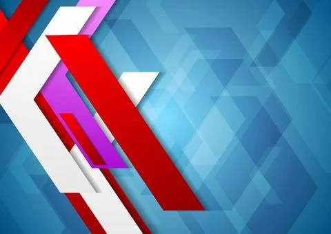 Tech geometric vector background Tech geometric corporate background. Vect... 스톡 사진
