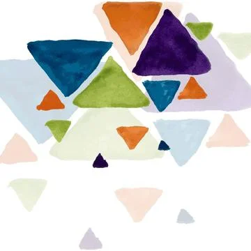 Tech geometric watercolor background Tech geometric watercolor background.... Stock Photos